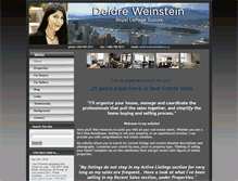 Tablet Screenshot of deidreweinstein.com